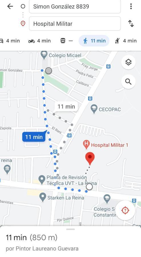 Hospedaje La Reina U 圣地亚哥 外观 照片
